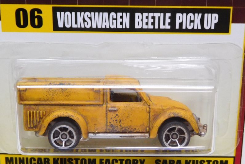 画像: SARA KUSTOM "BEE FIGHTER" 【VOLKSWAGEN BEETLE PICKUP (カスタム完成品）】 サビ-YELLOW/O5 （送料サービス適用外） 