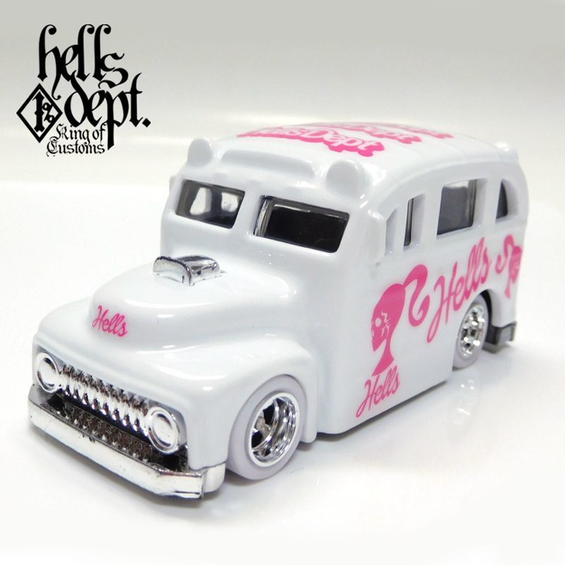 画像: HELLS DEPT 2019 - JDC13 【"HELLBIE" SCHOOL BUSTED (カスタム完成品)】WHITE/RR （送料サービス適用外）