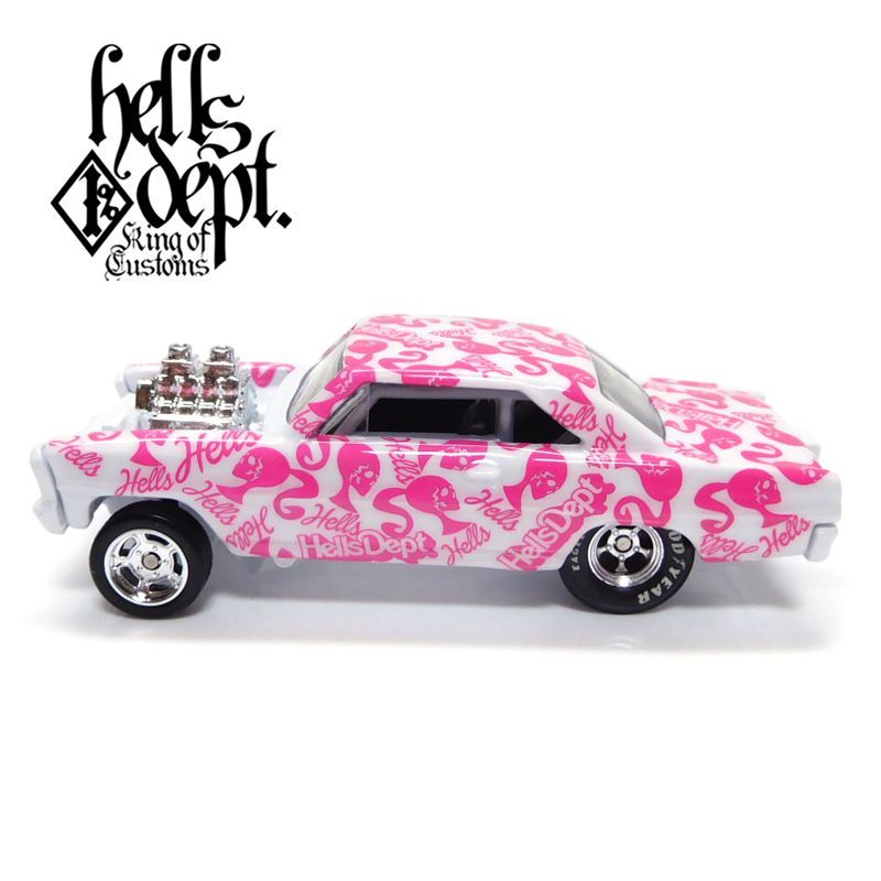 画像: HELLS DEPT 2019 - JDC13 【"HELLBIE" '66 SUPER NOVA (カスタム完成品)】WHITE/RR （送料サービス適用外）