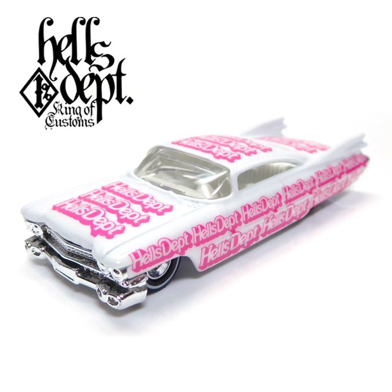 画像: HELLS DEPT 2019 - JDC13 【"HELLBIE" CUSTOM '59 CADILLAC (カスタム完成品)】WHITE/RR （送料サービス適用外）