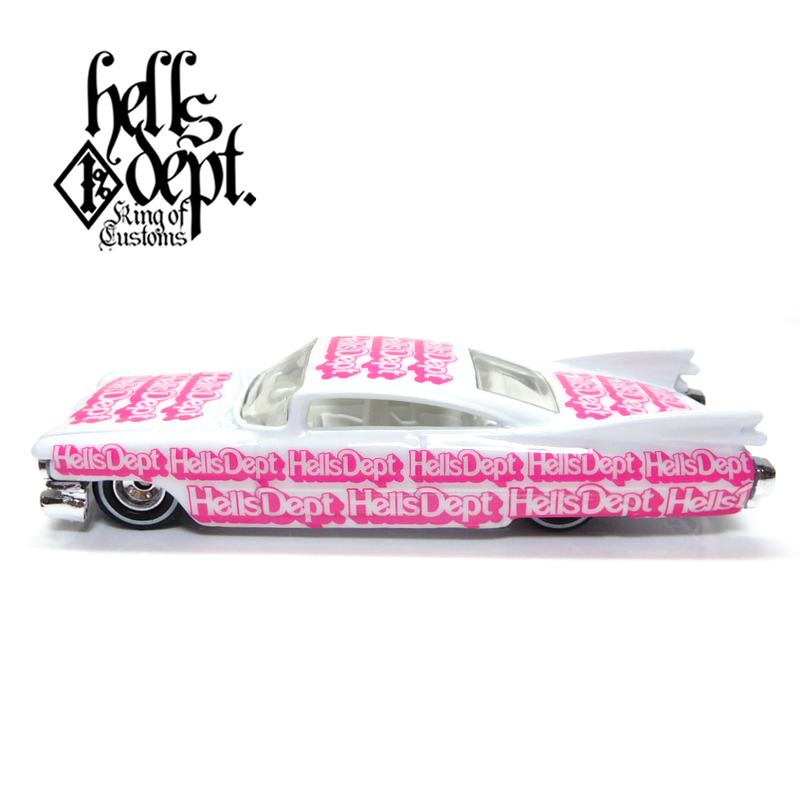 画像: HELLS DEPT 2019 - JDC13 【"HELLBIE" CUSTOM '59 CADILLAC (カスタム完成品)】WHITE/RR （送料サービス適用外）