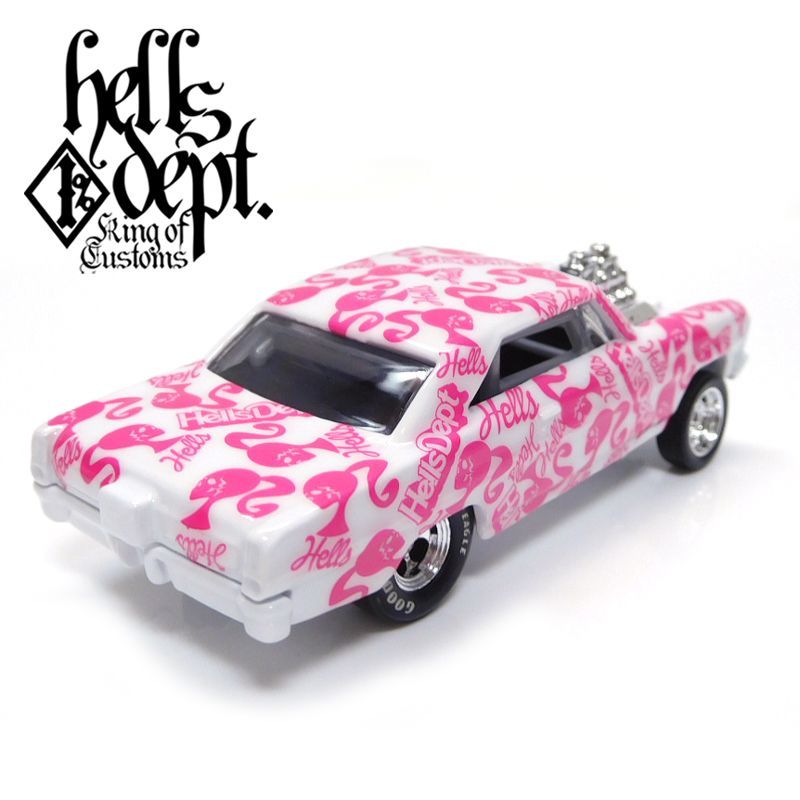 画像: HELLS DEPT 2019 - JDC13 【"HELLBIE" '66 SUPER NOVA (カスタム完成品)】WHITE/RR （送料サービス適用外）