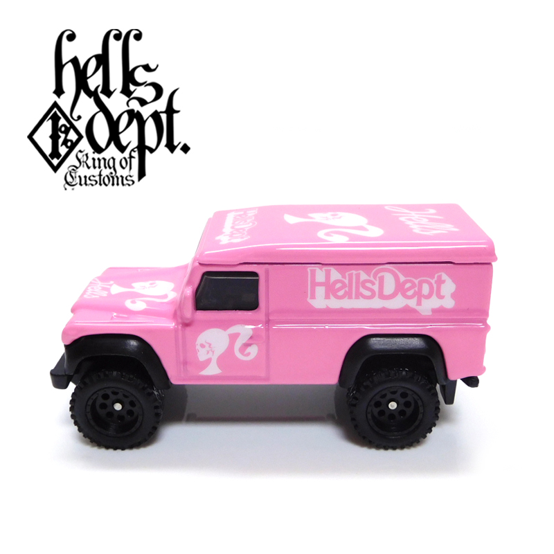 画像: HELLS DEPT 2019 - JDC13 【"HELLBIE" LAND ROVER DEFENDER 110 HARD TOP (カスタム完成品)】 BARBIE PINK/RR（送料サービス適用外）