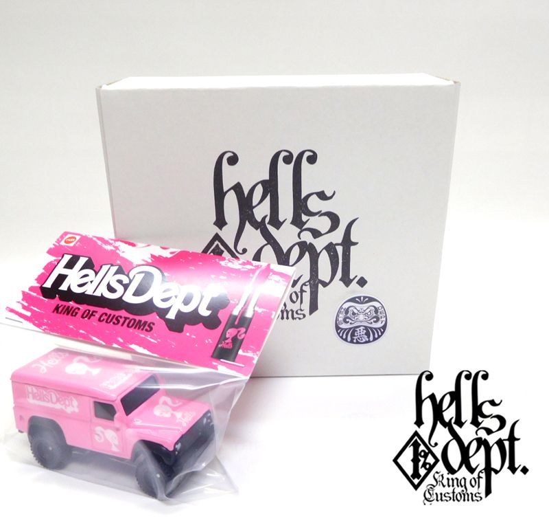 画像: HELLS DEPT 2019 - JDC13 【"HELLBIE" LAND ROVER DEFENDER 110 HARD TOP (カスタム完成品)】 BARBIE PINK/RR（送料サービス適用外）