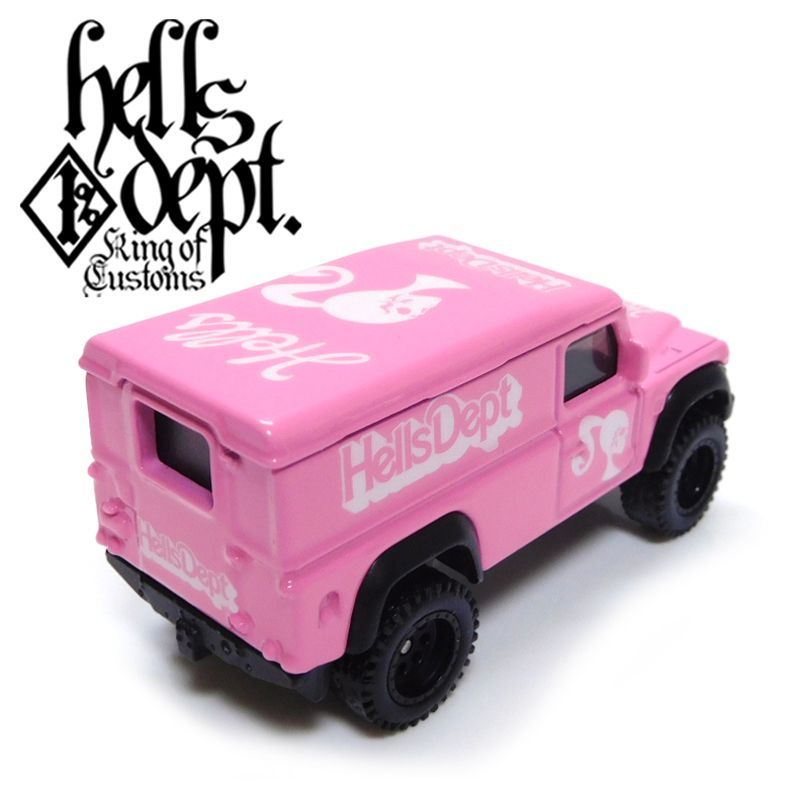 画像: HELLS DEPT 2019 - JDC13 【"HELLBIE" LAND ROVER DEFENDER 110 HARD TOP (カスタム完成品)】 BARBIE PINK/RR（送料サービス適用外）