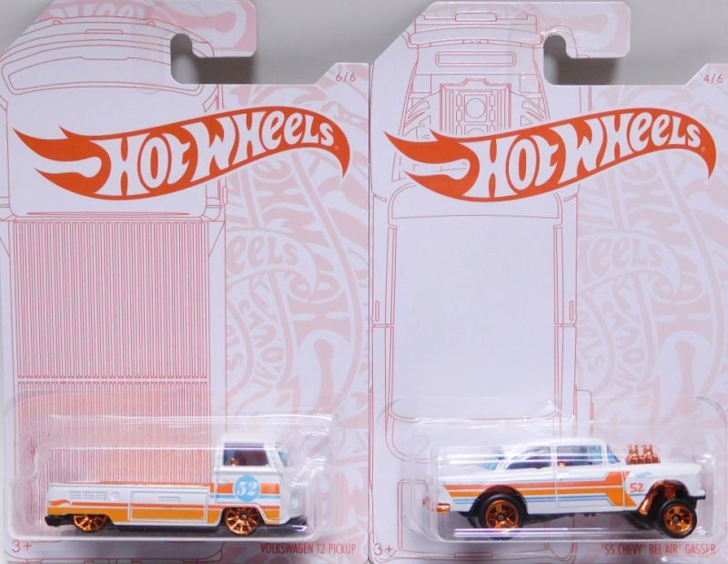 画像: 2020 HW 52ND ANNIVERSARY PEARL AND CHROME 【6種セット】VOLKSWAGEN T2 PICKUP/'55 CHEVY BEL AIR GASSER/FAST-BED HAULER/'68 CORVETTE/'32 FORD/MUSCLE SPEEDER (予約不可）