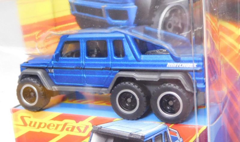 画像: 2020 MATCHBOX SUPERFAST 【MERCEDES-BENZ G63 AMG 6x6】 FLAT BLUE (予約不可）