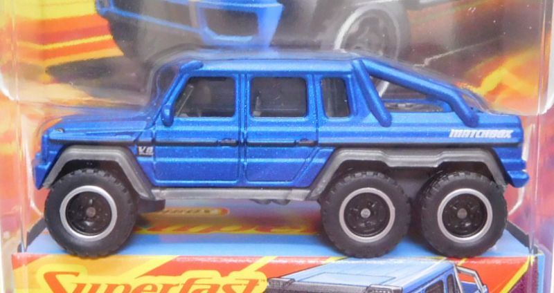 画像: 2020 MATCHBOX SUPERFAST 【MERCEDES-BENZ G63 AMG 6x6】 FLAT BLUE (予約不可）