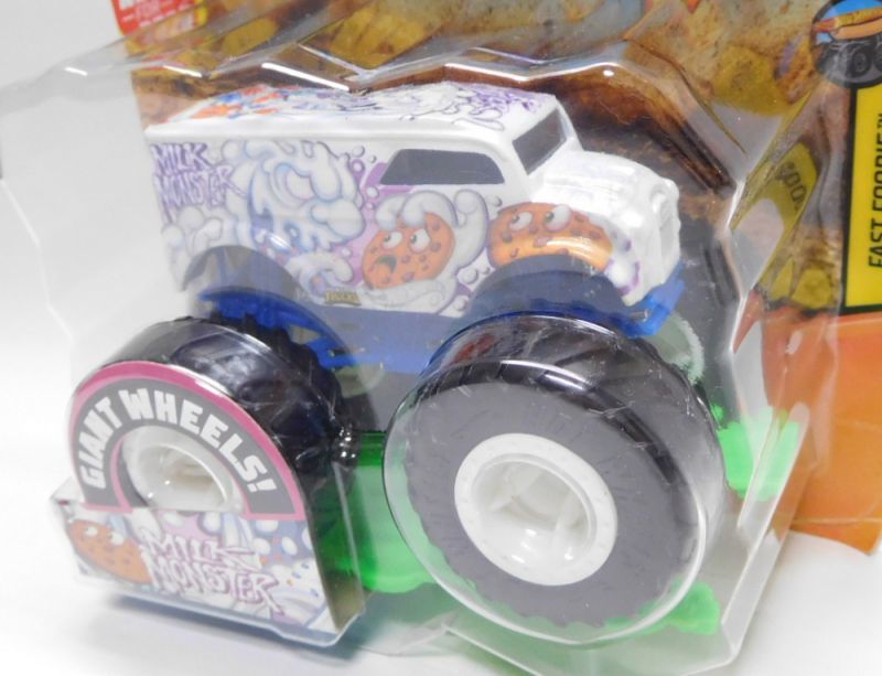 画像: 2020 HW MONSTER TRUCKS! 【MILK MONSTER (DAIRY DELIVERY)】 WHITE (includes CRUSHABLE CAR)