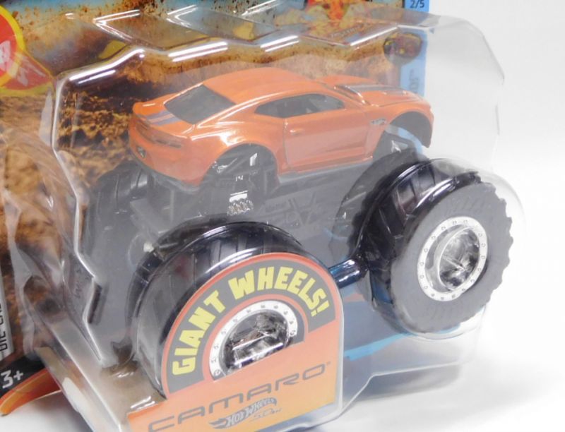 画像: 2020 HW MONSTER TRUCKS! 【CAMARO】 MET.ORANGE (includes CRUSHABLE CAR)