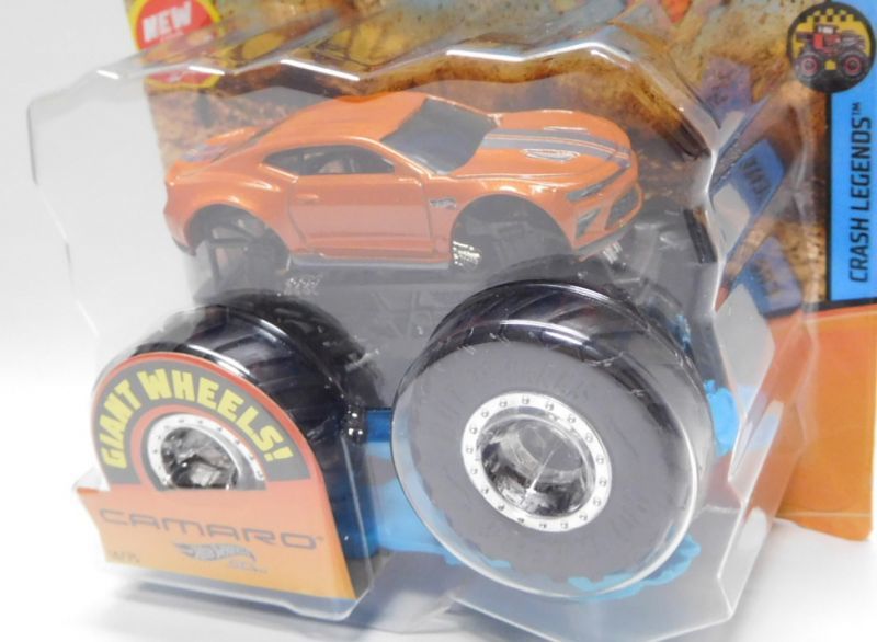 画像: 2020 HW MONSTER TRUCKS! 【CAMARO】 MET.ORANGE (includes CRUSHABLE CAR)