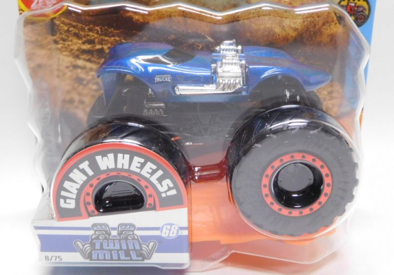 画像: 2020 HW MONSTER TRUCKS! 【TWIN MILL】 MET.BLUE (includes CRUSHABLE CAR)