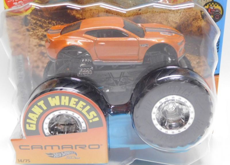 画像: 2020 HW MONSTER TRUCKS! 【CAMARO】 MET.ORANGE (includes CRUSHABLE CAR)