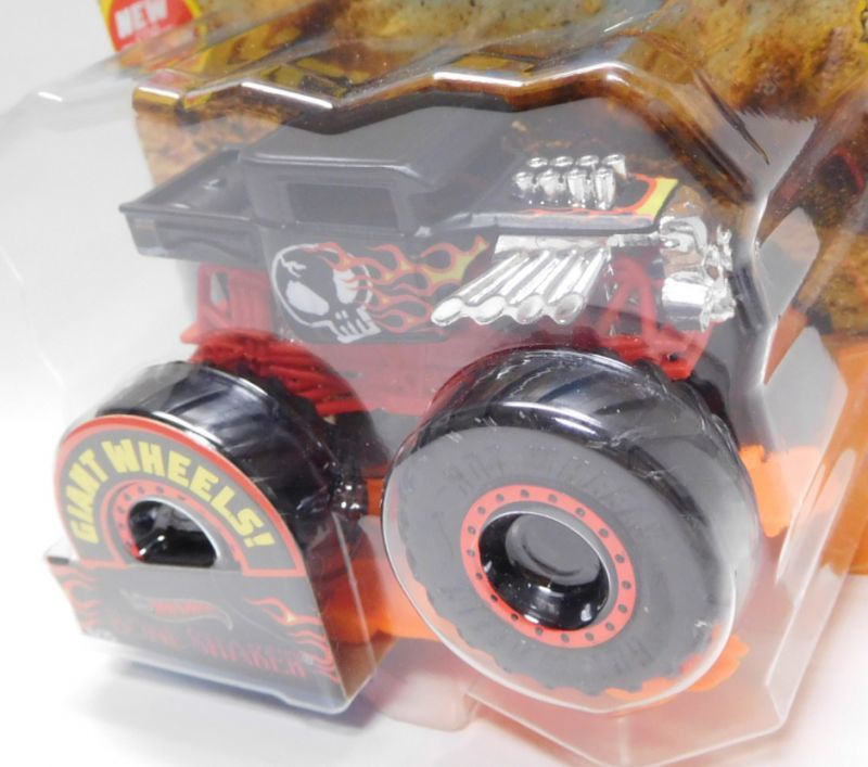 画像: 2020 HW MONSTER TRUCKS! 【BONE SHAKER】 FLAT BLACK (includes CRUSHABLE CAR)