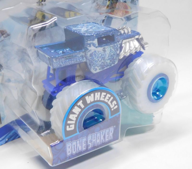 画像: 2020 HW MONSTER TRUCKS! "BLIZZARD BASHERS"【BONE SHAKER】 BLUE (includes CONNECT and CRASH)