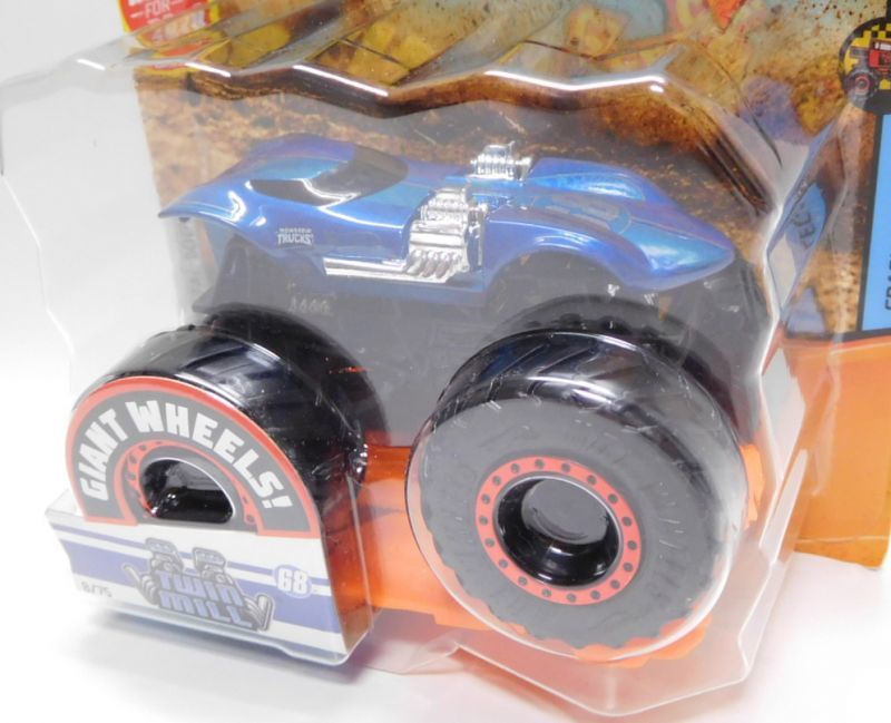 画像: 2020 HW MONSTER TRUCKS! 【TWIN MILL】 MET.BLUE (includes CRUSHABLE CAR)