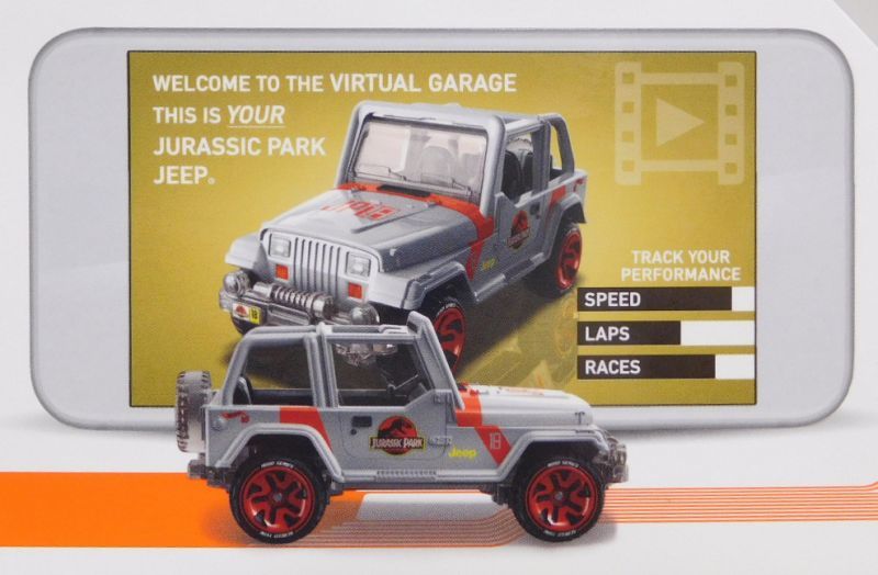 画像: 2019 HOT WHEELS id 【JURASSIC PARK JEEP】 SILVER/ID (NEW CAST)