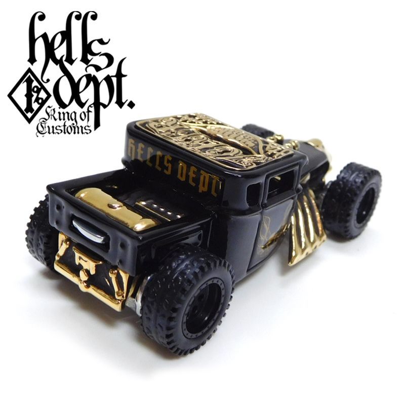 画像: HELLS DEPT 2020 【JOKER SHAKER "18K SPECIAL" (カスタム完成品）】18金メッキ-BLACK/RR（送料サービス適用外）