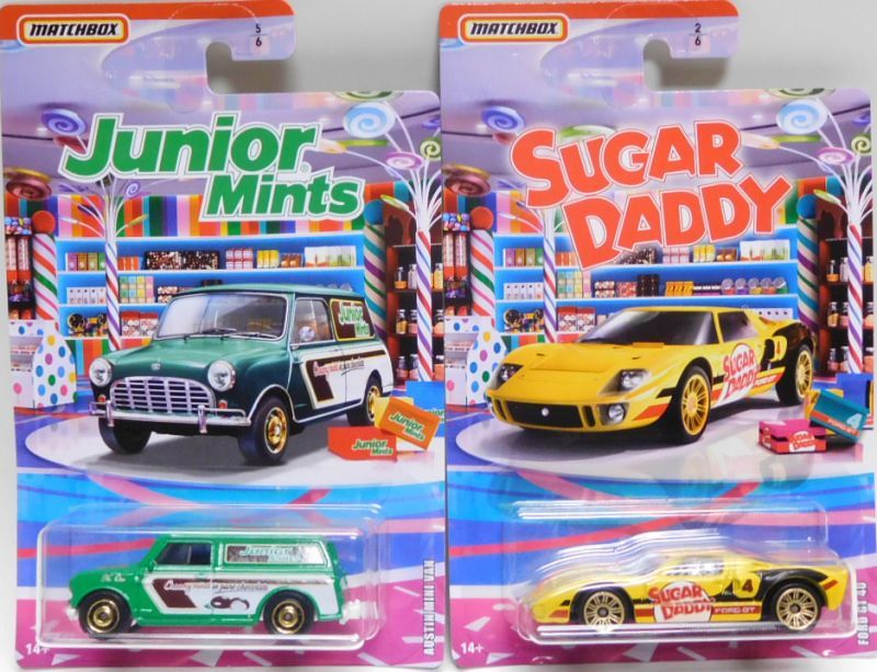 画像: 2020 MATCHBOX "CANDY SERIES 2" 【6種セット】 CHOW MOBILE/AUSTIN MINIVAN/VOLKSWAGEN BEETLE 4x4/FORD GT 40/VOLKSWAGEN CADDY DELIVERY/'02 HUMVEE H2 SUV CONCEPT(予約不可）