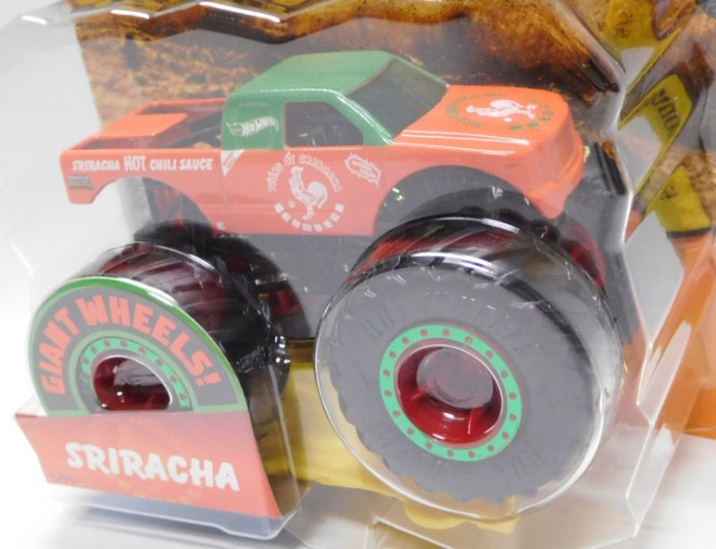 画像: 2020 HW MONSTER TRUCKS! 【SRIRACHA】 RED-GREEN (includes CRUSHABLE CAR)(予約不可）