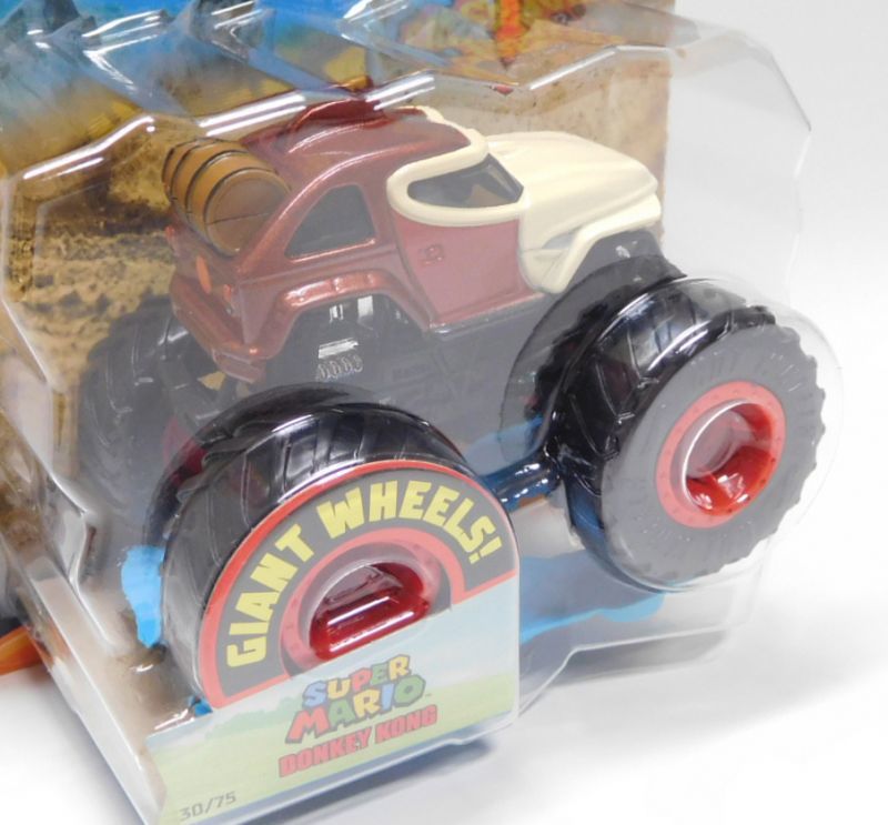 画像: 2020 HW MONSTER TRUCKS! 【SUPER MARIO DONKEY KONG】 BROWN-CREAM (includes CRUSHABLE CAR)(予約不可）