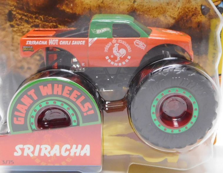 画像: 2020 HW MONSTER TRUCKS! 【SRIRACHA】 RED-GREEN (includes CRUSHABLE CAR)(予約不可）