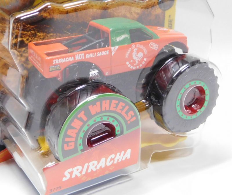 画像: 2020 HW MONSTER TRUCKS! 【SRIRACHA】 RED-GREEN (includes CRUSHABLE CAR)(予約不可）