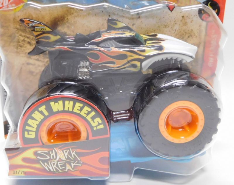 画像: 2020 HW MONSTER TRUCKS! 【SHARK WREAK】 BLACK-WHITE (includes CRUSHABLE CAR)(予約不可）