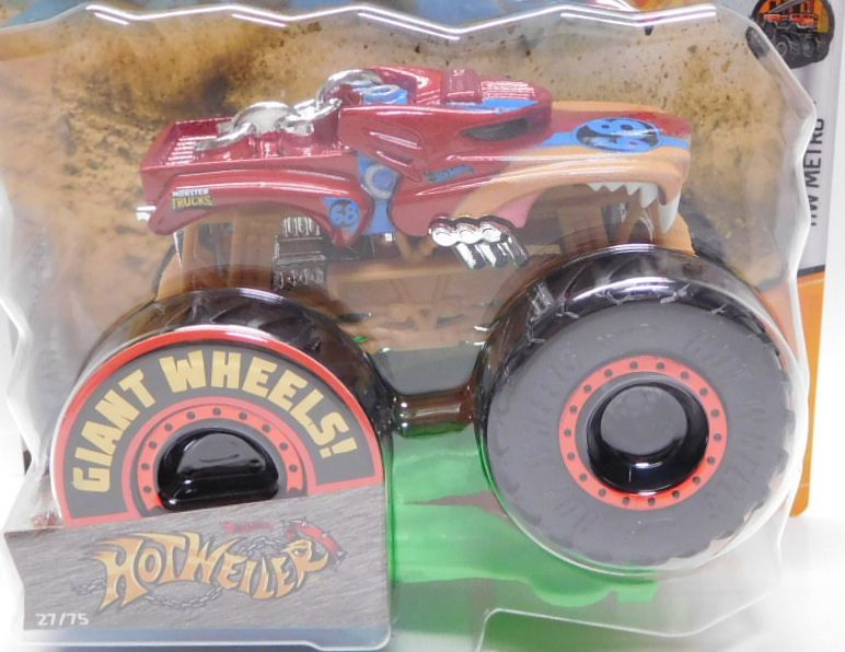 画像: 2020 HW MONSTER TRUCKS! 【HOT WHEILER】 RED-TAN (includes CRUSHABLE CAR)(予約不可）