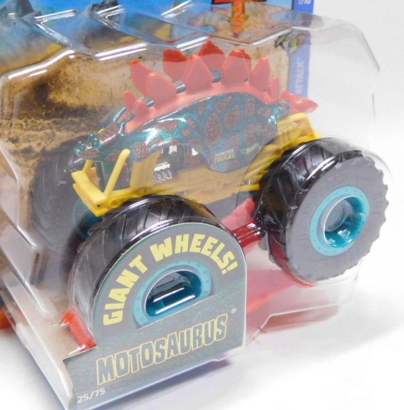 画像: 2020 HW MONSTER TRUCKS! 【MOTOSAURUS】 MET.GREEN (includes CRUSHABLE CAR)(予約不可）