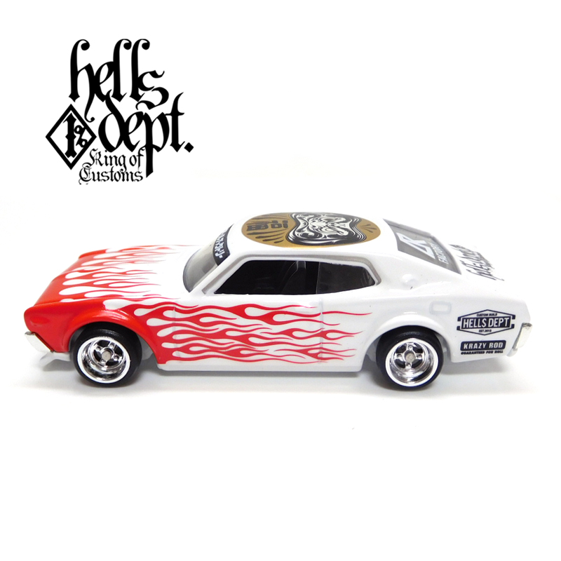 画像: HELLS DEPT 2020 【"AR FACTORY EXCLUSIVE" NISSAN LAUREL 2000 SGX (カスタム完成品)】WHITE/RR(地獄商会BLACKメタルステッカー付）（送料サービス適用外）