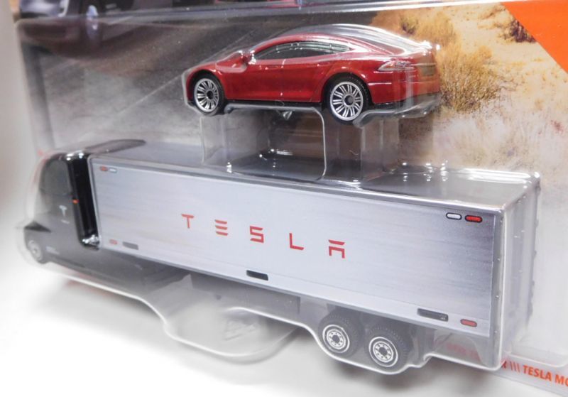 画像: 2020 CONVOYS 【TESLA SEMI & BOX TRAILER/TESLA MODEL S】 BLACK/RED (予約不可）