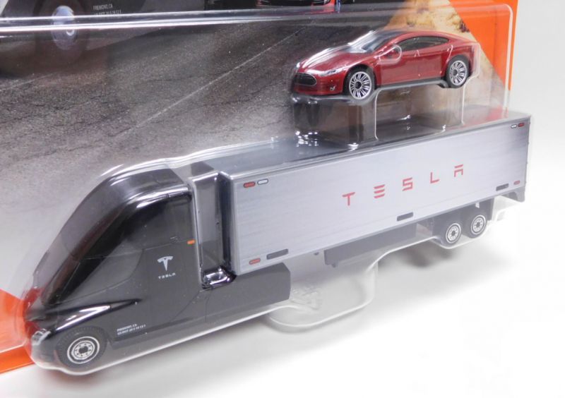 画像: 2020 CONVOYS 【TESLA SEMI & BOX TRAILER/TESLA MODEL S】 BLACK/RED (予約不可）