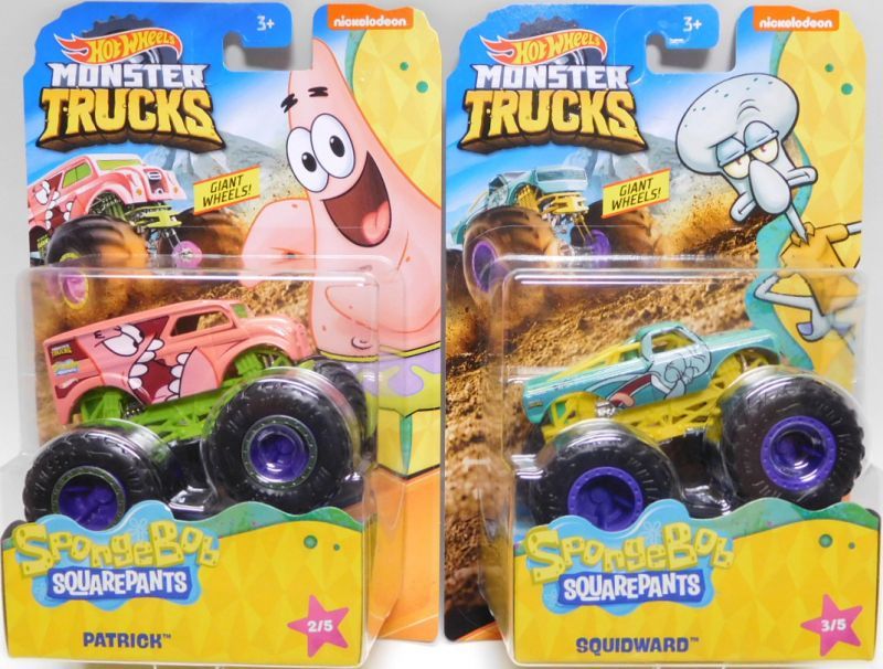 画像: 2020 HW MONSTER TRUCKS! "SPONGEBOB" 【5種セット】 (予約不可）