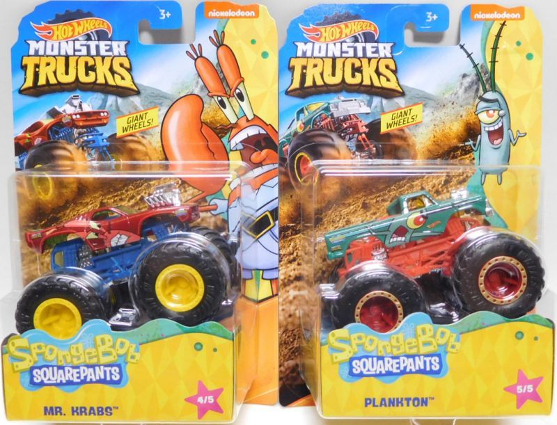 画像: 2020 HW MONSTER TRUCKS! "SPONGEBOB" 【5種セット】 (予約不可）