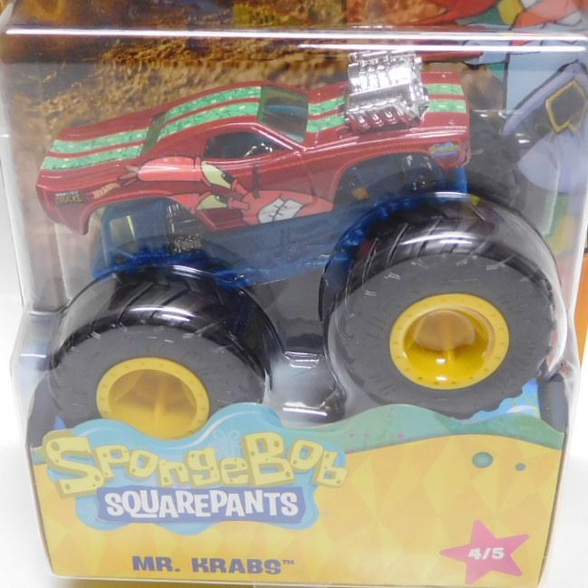 画像: 2020 HW MONSTER TRUCKS! "SPONGEBOB" 【MR.KRABS (RODGER DODGER)】 RED (予約不可）