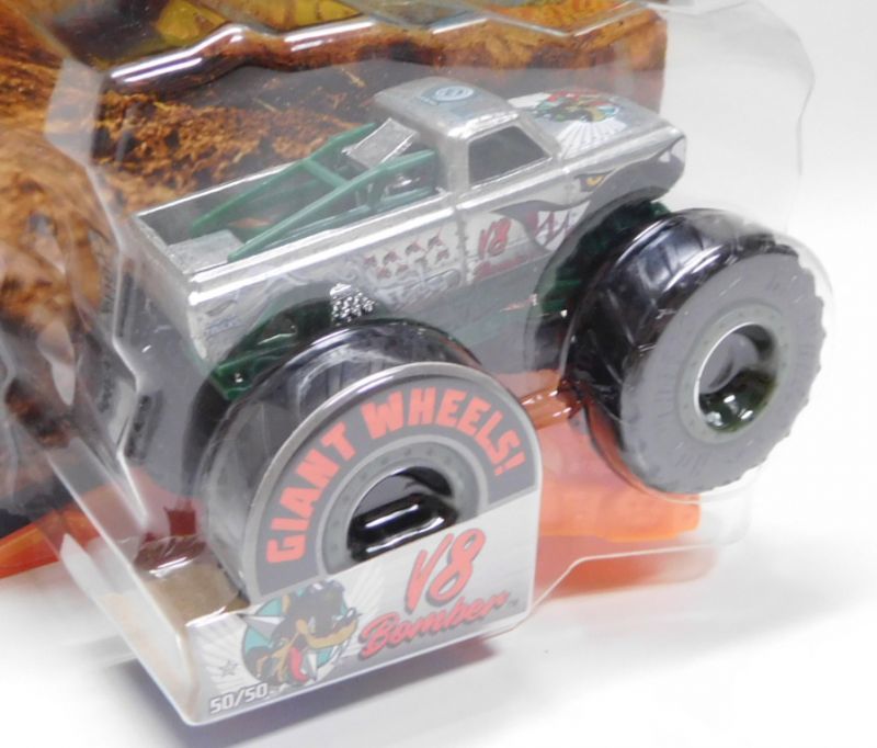 画像: 2019 HW MONSTER TRUCKS! 【V8 BOMBER】 ZAMAC (includes CONNECT AND CRASH CAR)(予約不可）