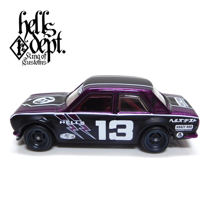 画像: HELLS DEPT 2020 【"HELLS DEPT 9th ANNIVERSARY MODEL Vol.8" DATSUN 510 (カスタム完成品)(13台限定）】PURPLE/RR（送料サービス適用外）