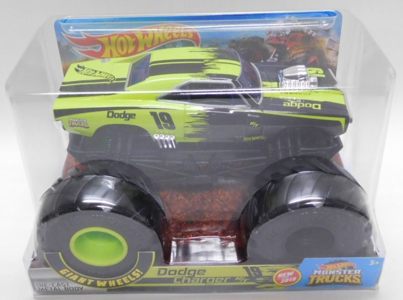 画像: 1/24 SCALE  MONSTER TRUCKS  【#19 DODGE CHARGER R/T】 LT.GREEN