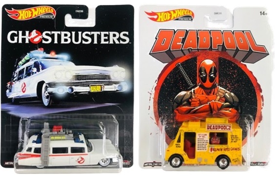 画像: 2020 RETRO ENTERTAINMENT 【Rアソート 5種セット】BACK TO THE FUTURE TIME MACHINE/TV SERIES BATMOBILE/GHOSTBUSTERS ECTO-1/LAMBORGHINI AVENTADOR COUPE/DEADPOOL CHIMICHANGA TRUCK