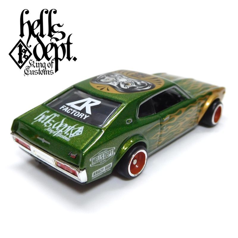 画像: HELLS DEPT 2020 【"AR FACTORY EXCLUSIVE" NISSAN LAUREL 2000 SGX (カスタム完成品)】GREEN/RR（送料サービス適用外）