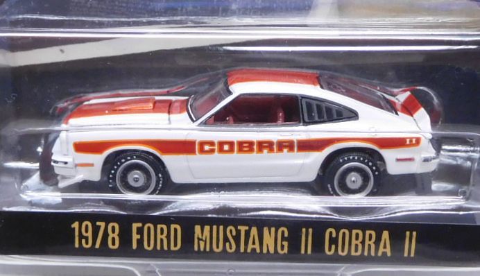 画像: 2020 GREENLIGHT VINTAGE AD CARS S1【1978 FORD MUSTANG II COBRA II】 WHITE/RR 