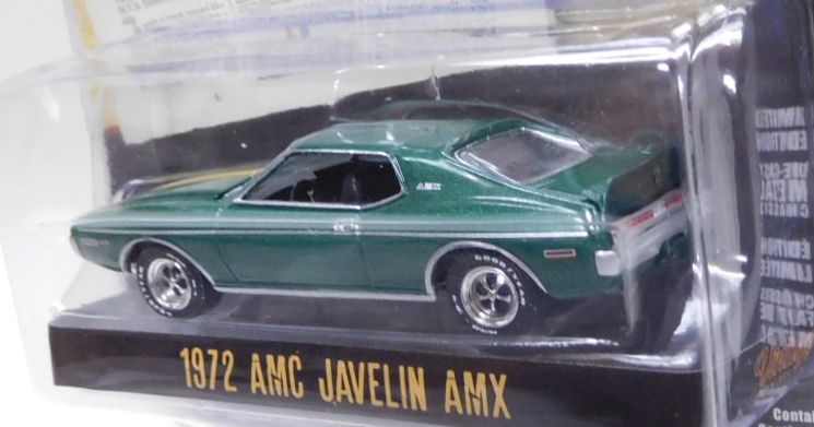 画像: 2020 GREENLIGHT VINTAGE AD CARS S1【1972 AMC JAVELIN AMX】 GREEN/RR 