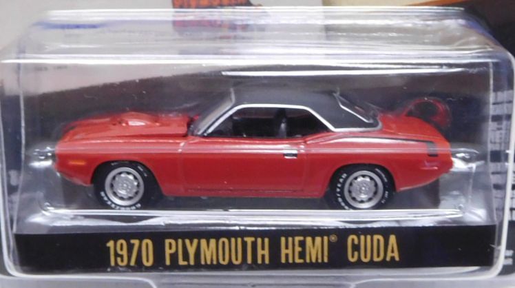 画像: 2020 GREENLIGHT VINTAGE AD CARS S1【1970 PLYMOUTH HEMI CUDA】 RED/RR 