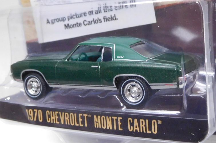 画像: 2020 GREENLIGHT VINTAGE AD CARS S2【1970 CHEVROLET MONTE CARLO】 DK.GREEN/RR 