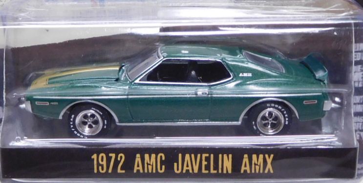 画像: 2020 GREENLIGHT VINTAGE AD CARS S1【1972 AMC JAVELIN AMX】 GREEN/RR 