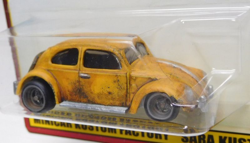 画像: SARA KUSTOM "BEE FIGHTER" 【VOLKSWAGEN"CLASSIC BUG" (カスタム完成品）】 サビ-YELLOW/RR （送料サービス適用外） 