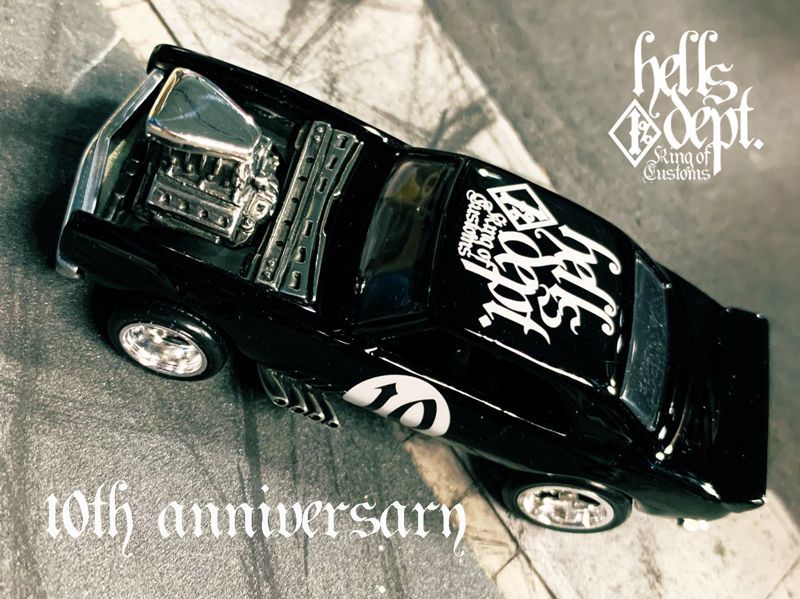 画像: 【ご予約】PRE-ORDER - HELLS DEPT 2020 【HELLS DEPT 10th ANNIVERSARY - '67 CAMARO "HELLS 10th"  (カスタム完成品)】BLACK/RR（送料サービス適用外）（6月下旬入荷予定）