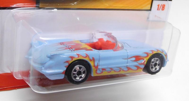 画像: 2019 TARGET EXCLUSIVE THROWBACK RETRO SERIES2 【'55 CORVETTE】LT.BLUE/BW