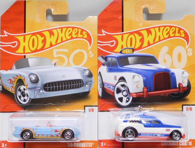 画像: 2019 TARGET EXCLUSIVE THROWBACK RETRO SERIES2 【8種セット】'55 CORVETTE/COCKNEY CAB II/'64 IMPALA/'70 CAMARO/'73 PONTIAC FIREBIRD/HUMVEE/CORVETTE C6/'15 DODGE CHALLENGER SRT